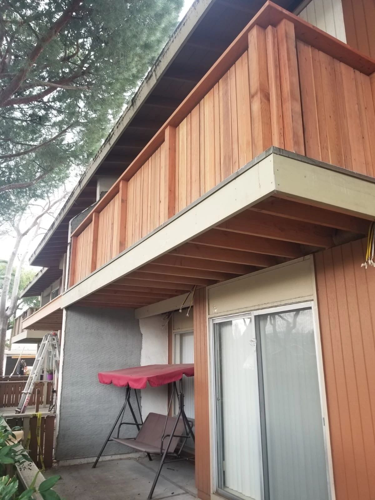 Residential balcony repair and rebuild project
